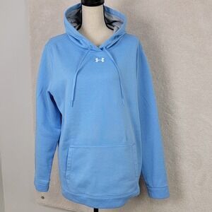 Under Armour Light Blue XL Loose Fit Active Casual Pullover Hoodie Sweatshirt